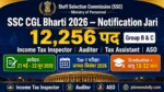 SSC CGL Recruitment 2026 — 12256 Posts Apply Online