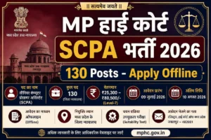 MP High Court SCPA Recruitment 2026: 130 Posts – Apply Offline Now