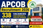 APCOB Recruitment 2026: 338 Vacancies, Last Date 7 Aug – Apply Now