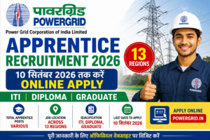 POWERGRID Apprentice Recruitment 2026 – 13 Regions