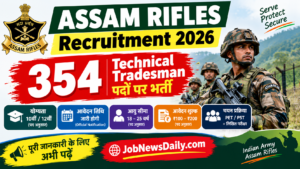 Assam Rifles Recruitment 2026 – 354 Posts