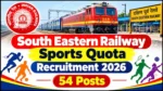 RRC SER स्पोर्ट्स कोटा भर्ती 2026: 54 पद, आवेदन 30 नवंबर तक