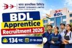 BDL भानूर अप्रेंटिस भर्ती 2026: 134 पदों के लिए आवेदन, NATS पर पंजीकरण जरूरी
