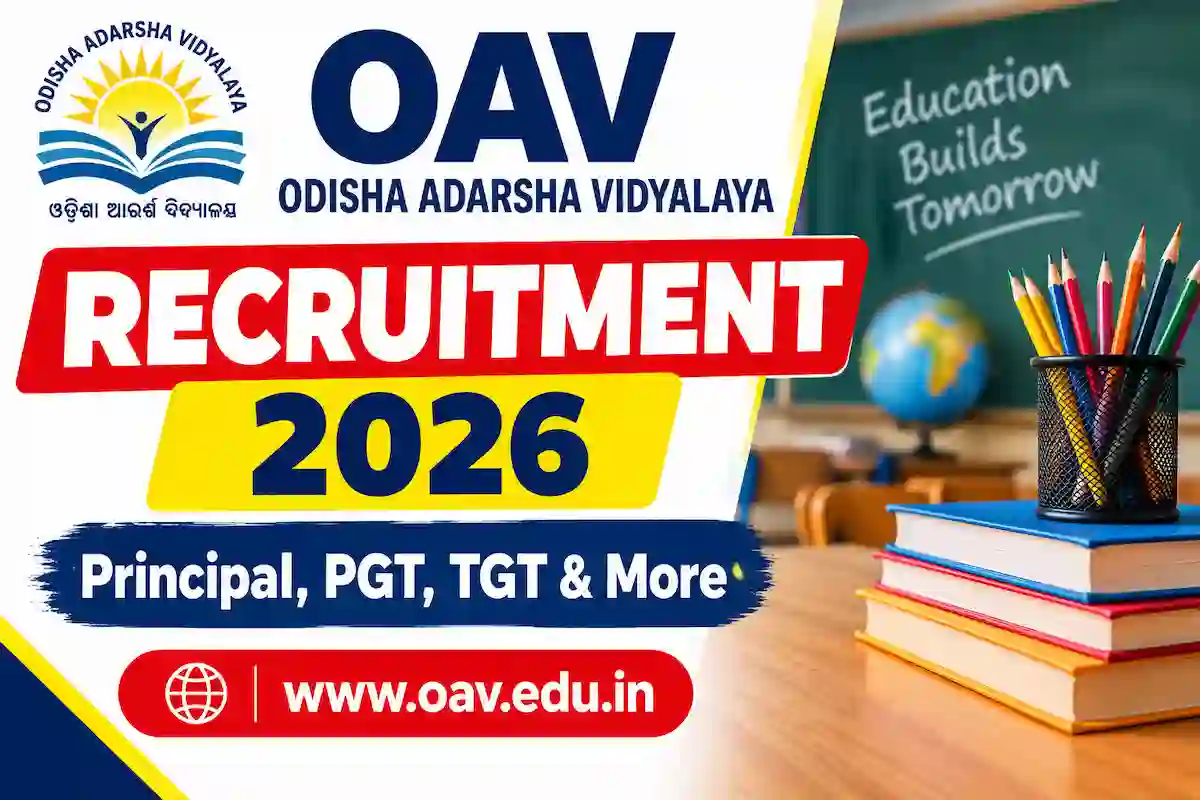 OAVS शिक्षक भर्ती 2026, Principal, PGT और TGT भर्ती